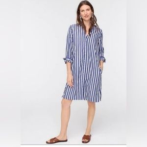J. Crew Women’s Cotton Striped Shirt Dress